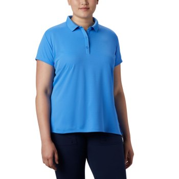 Columbia Polo Dames, PFG Innisfree Short Sleeve Plus Size Blauw, 86KEJRCNT